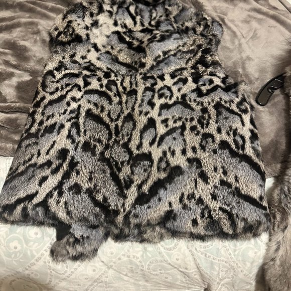 Adrian Landau Rabbit Fur Vest - Picture 1 of 3